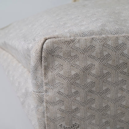 Goyard St Louis Tote PM White - photo 14