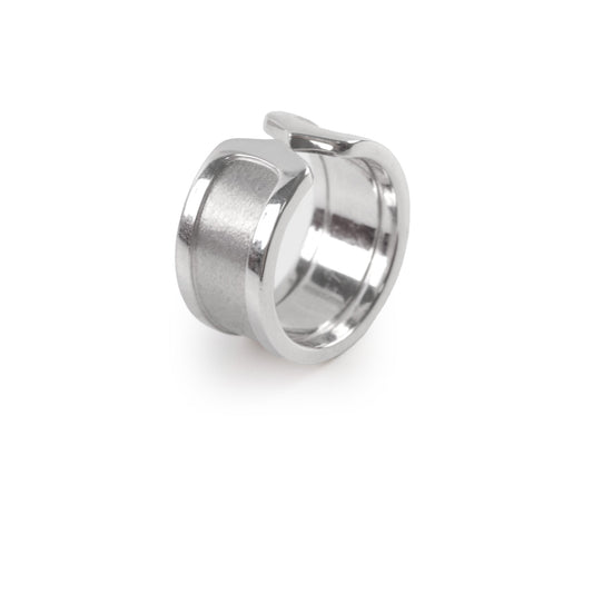 Cartier Double CC White Gold Ring Size 51 - photo 1