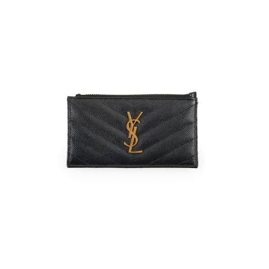 Saint Laurent Fragment Zippered Card Case - photo 1