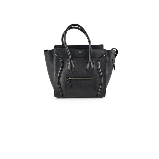 Celine Micro Luggage Black - photo 1