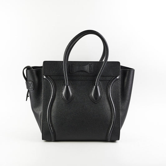 Celine Micro Luggage Black - photo 2