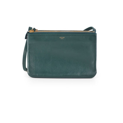 Celine Trio Bag Lambskin Green - photo 1
