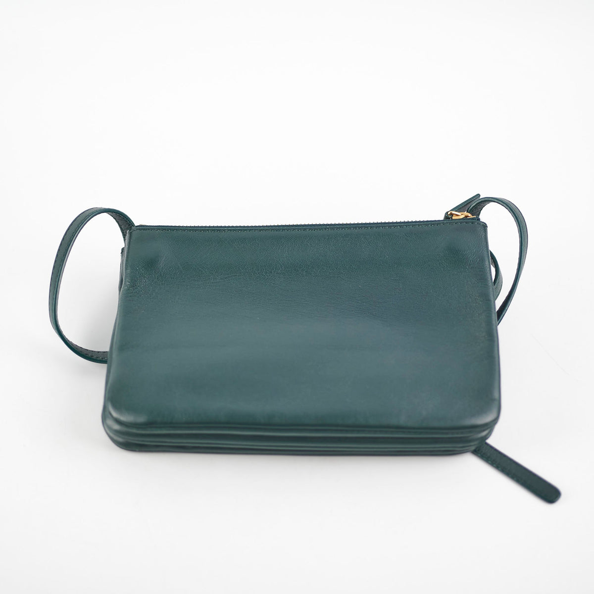 Celine Trio Bag Lambskin Green - photo 2