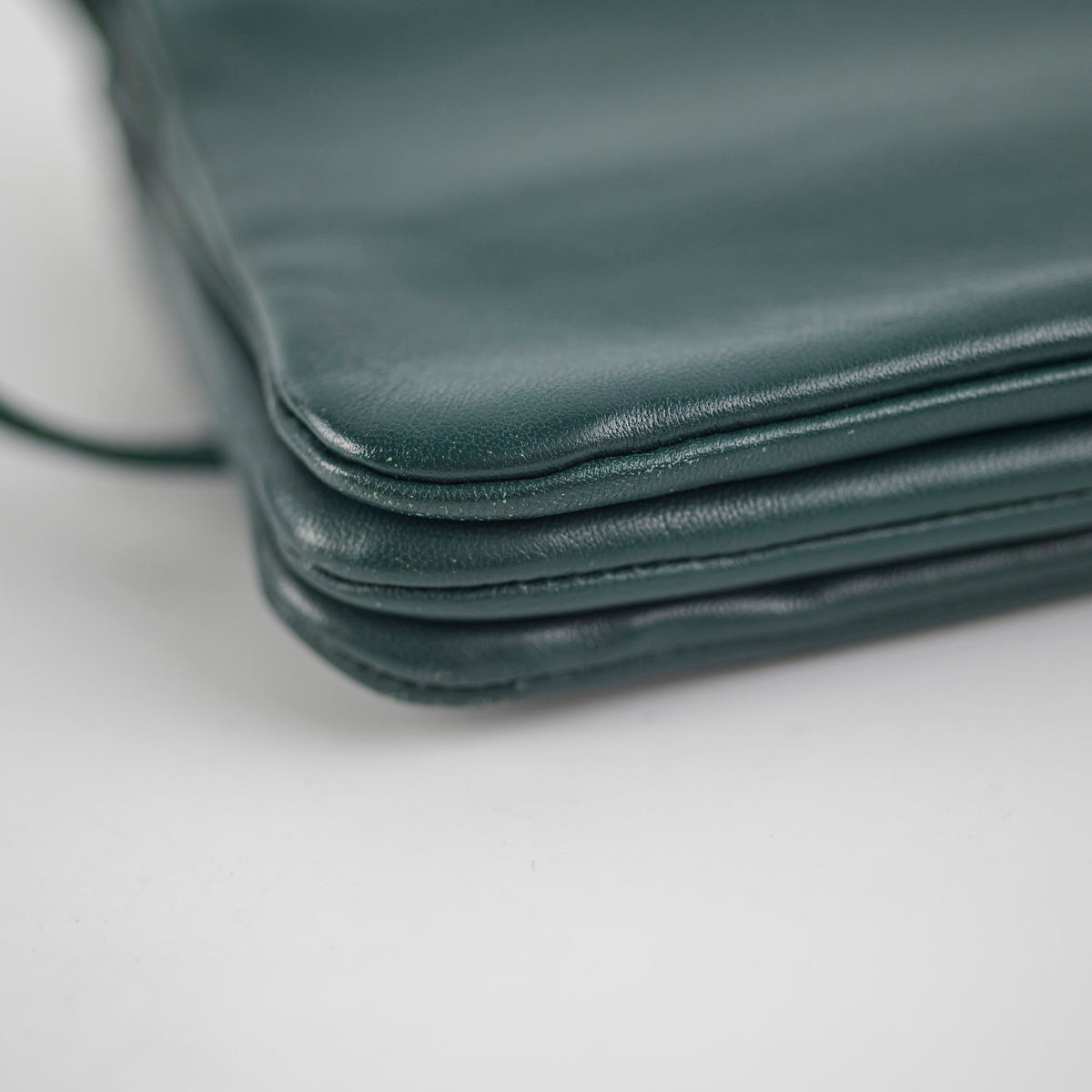 Celine Trio Bag Lambskin Green - photo 7