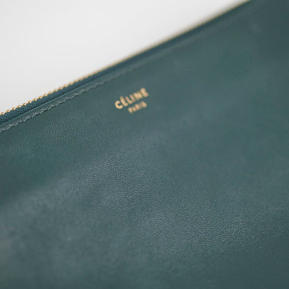 Celine Trio Bag Lambskin Green - photo 10