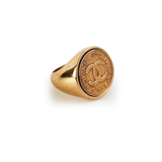 Chanel Gold Ring Costume Jewellery - photo 1