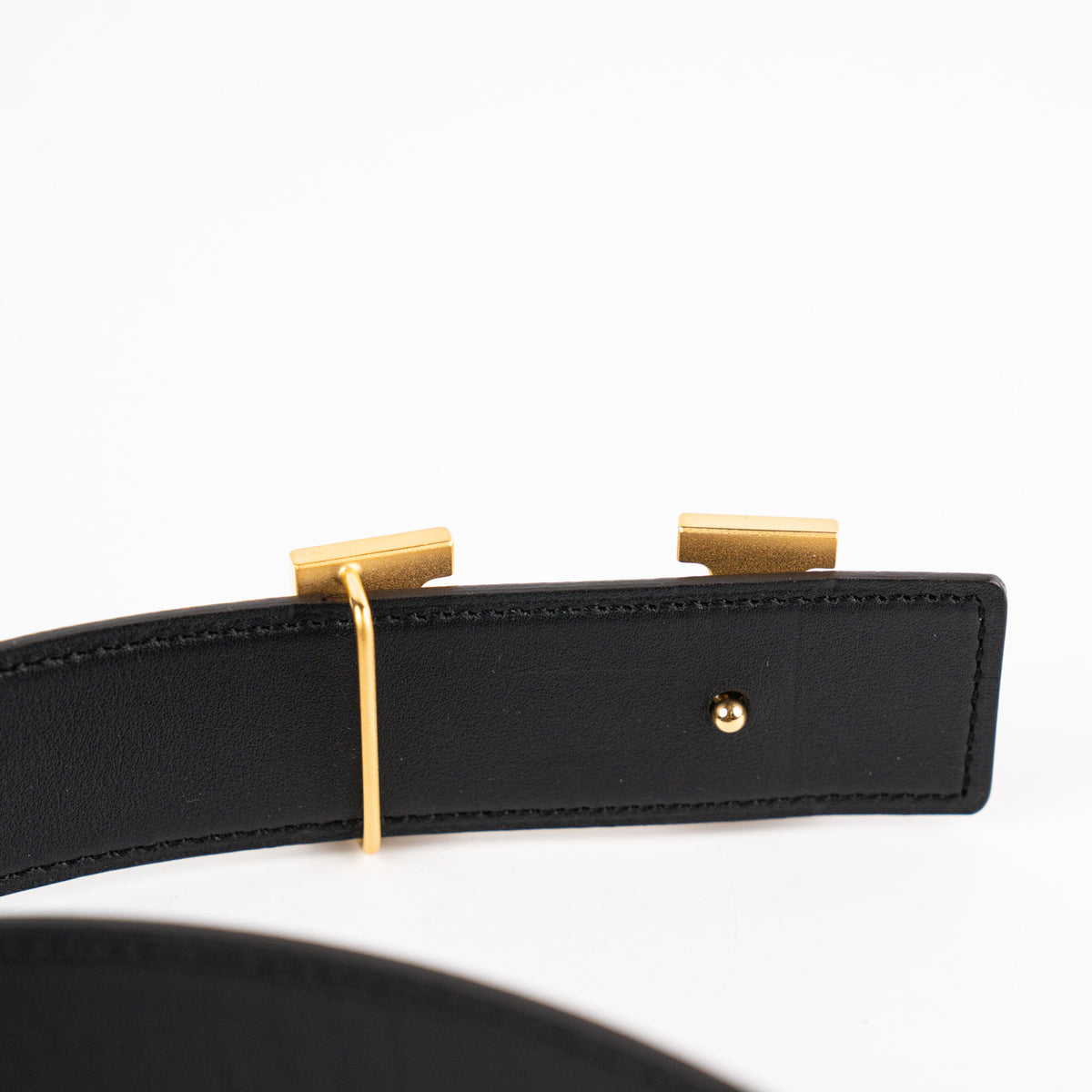 Hermes 32mm Reversible Belt Swift/Epsom - Noir/Chocolat (80cm) - photo 5
