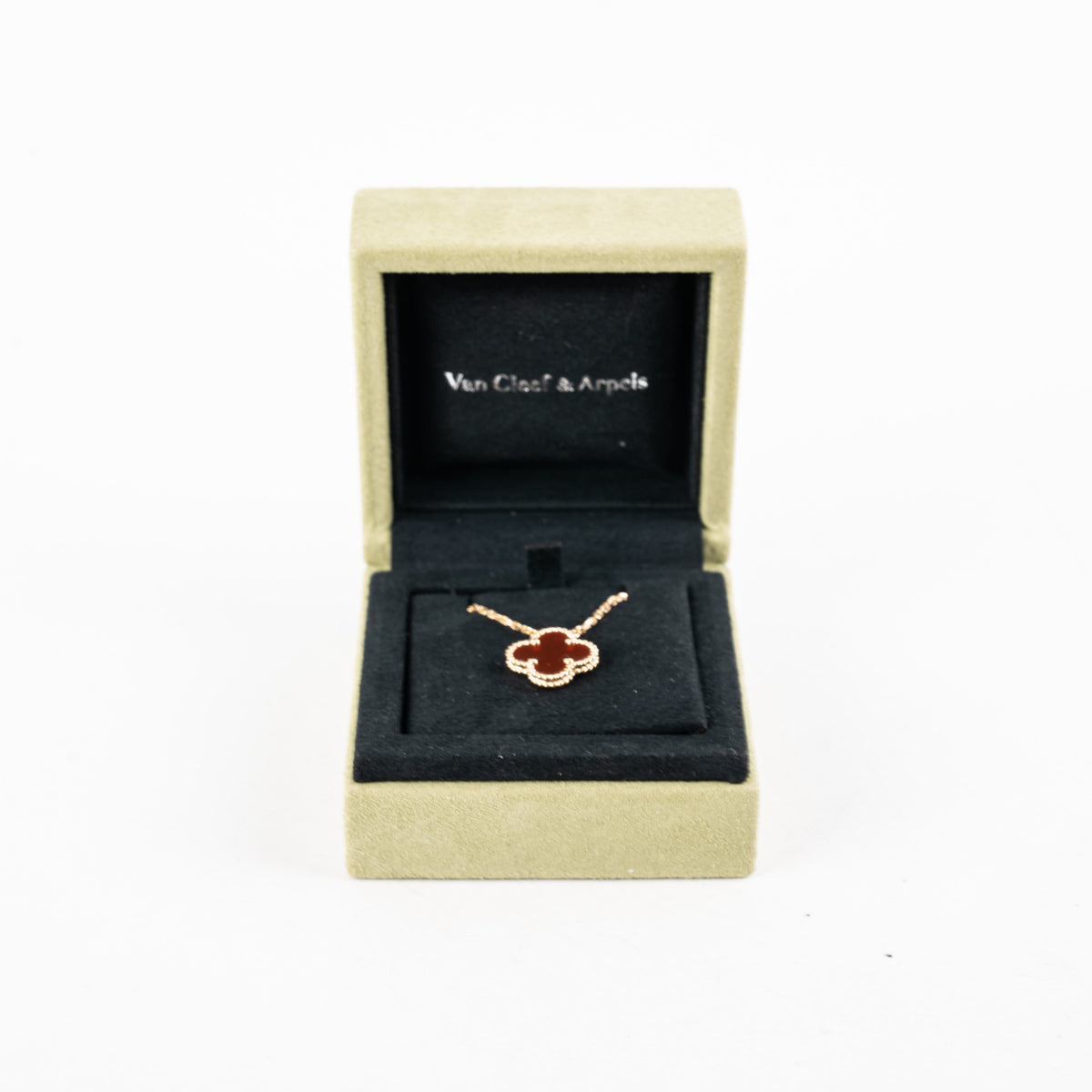 Van Cleef & Arpels VCA Vintage Alhambra Carnelian Necklace 2021 - photo 2