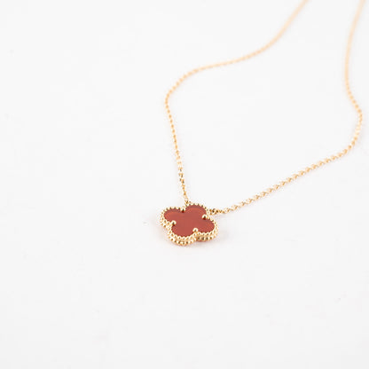 Van Cleef & Arpels VCA Vintage Alhambra Carnelian Necklace 2021 - photo 3