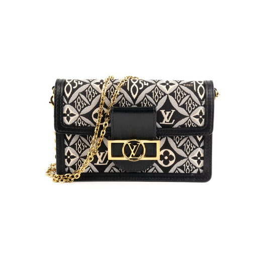 15/7- Louis Vuitton Dauphine Small Since 1854 Black/White - photo 1