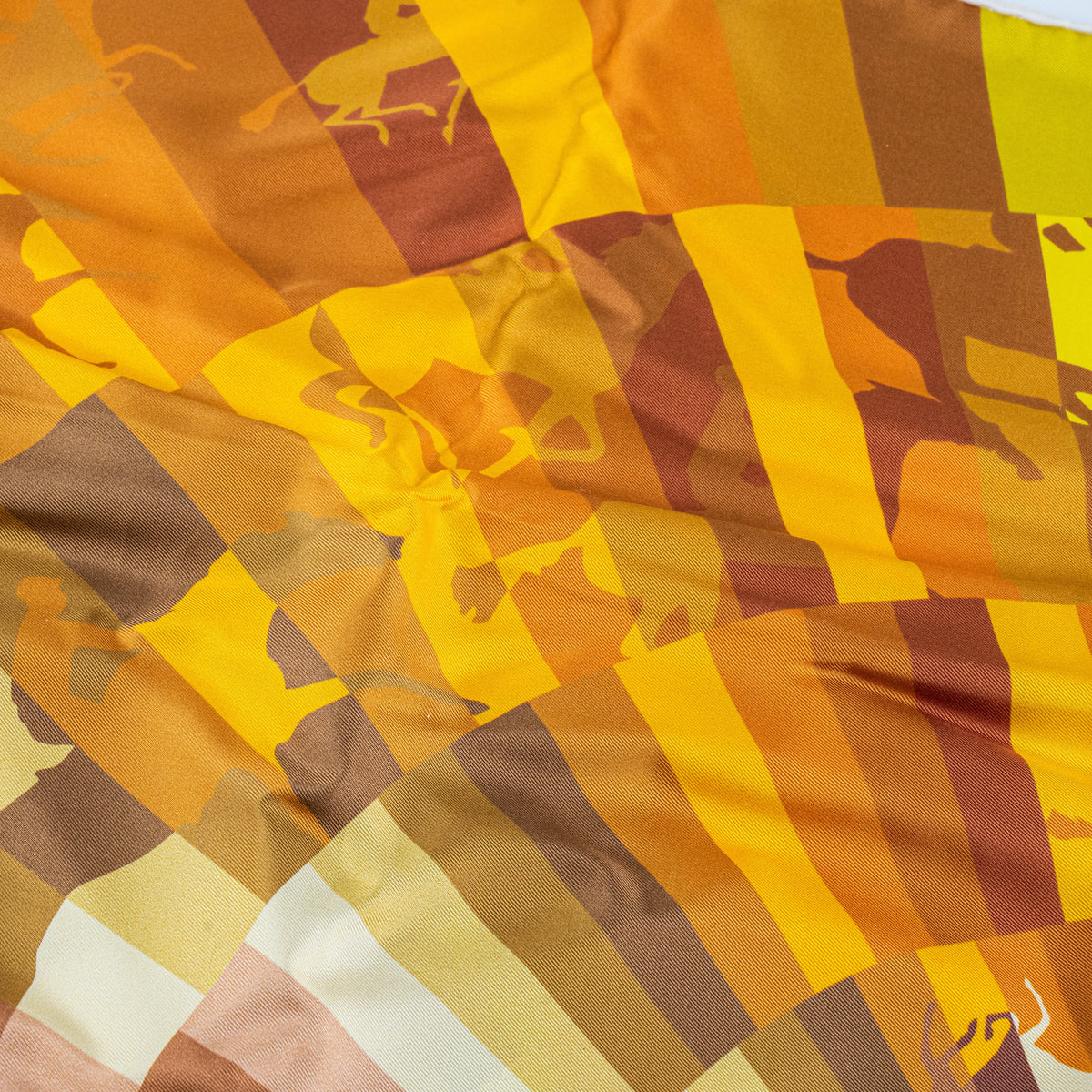Hermes Square 90cm Yellow/Orange Scarf - photo 7