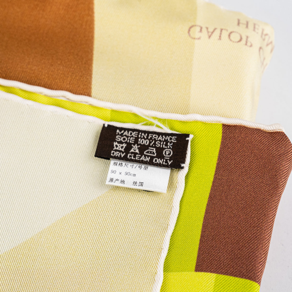 Hermes Square 90cm Yellow/Orange Scarf - photo 3