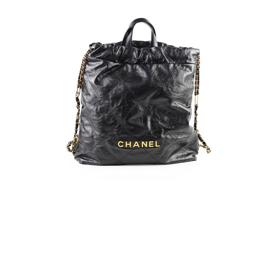 Chanel 22 Backpack Black - photo 1