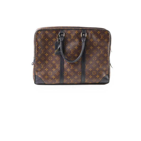 Louis Vuitton Porte Documents Voyage Monogram Macassar - photo 1