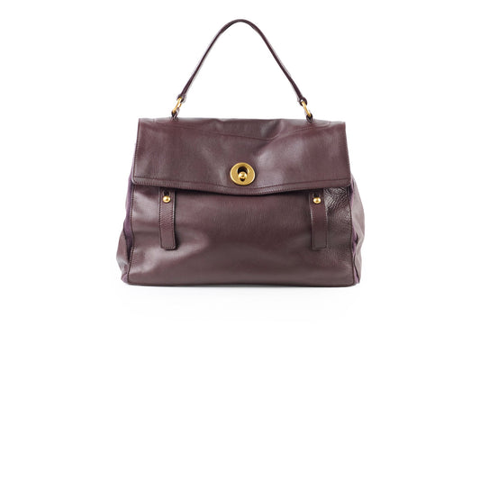 Yves Saint Laurent Muse Two Bag Large Burgundy - photo 1