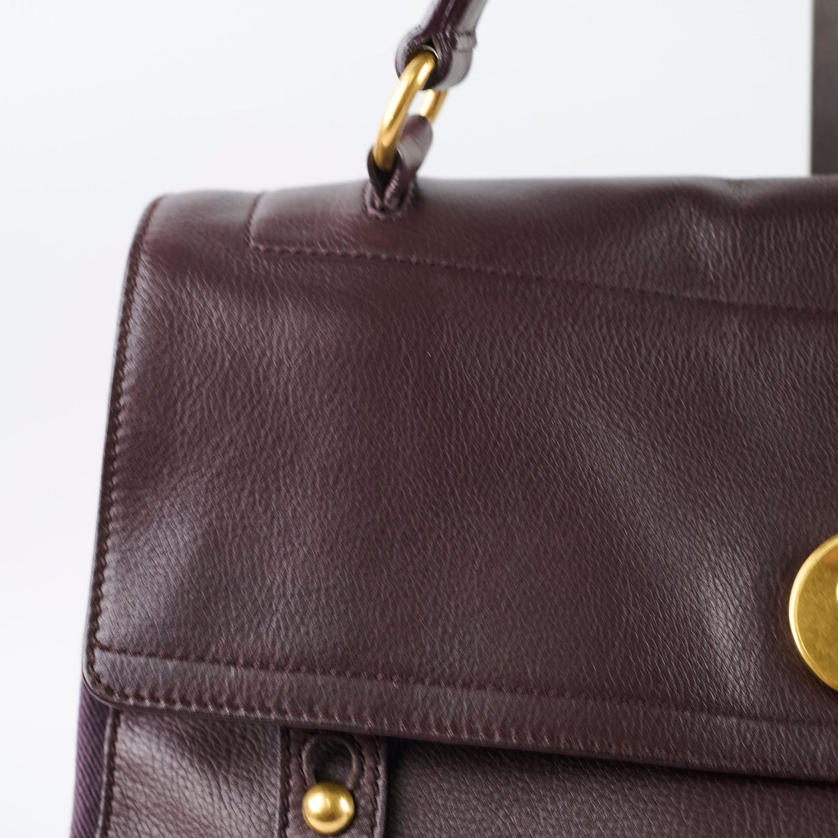 Yves Saint Laurent Muse Two Bag Large Burgundy - photo 3