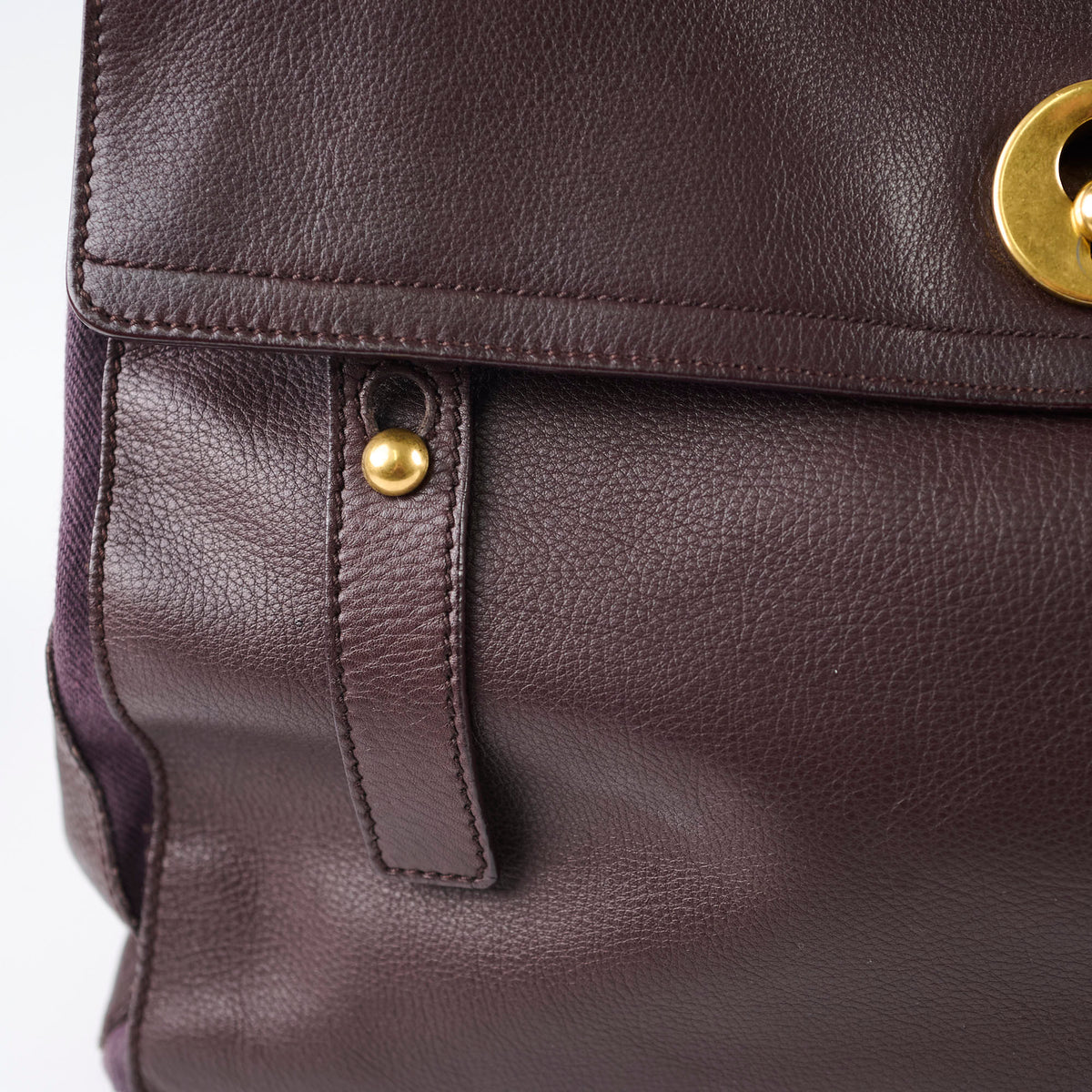 Yves Saint Laurent Muse Two Bag Large Burgundy - photo 4