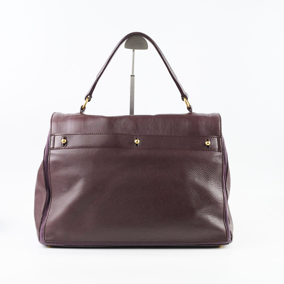 Yves Saint Laurent Muse Two Bag Large Burgundy - photo 6