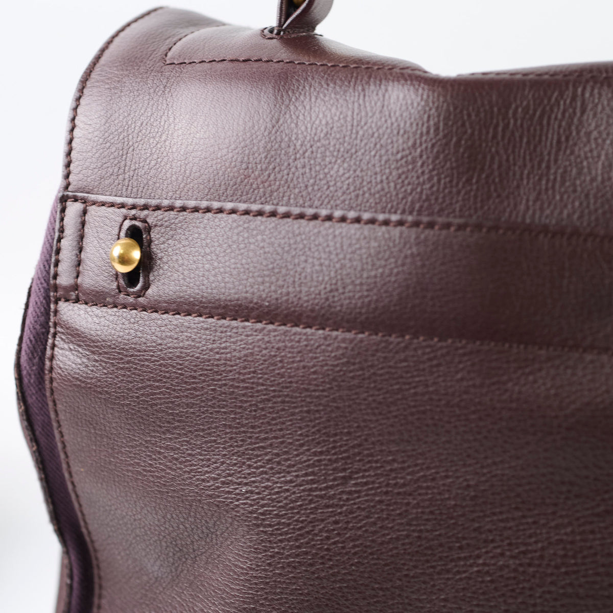 Yves Saint Laurent Muse Two Bag Large Burgundy - photo 8