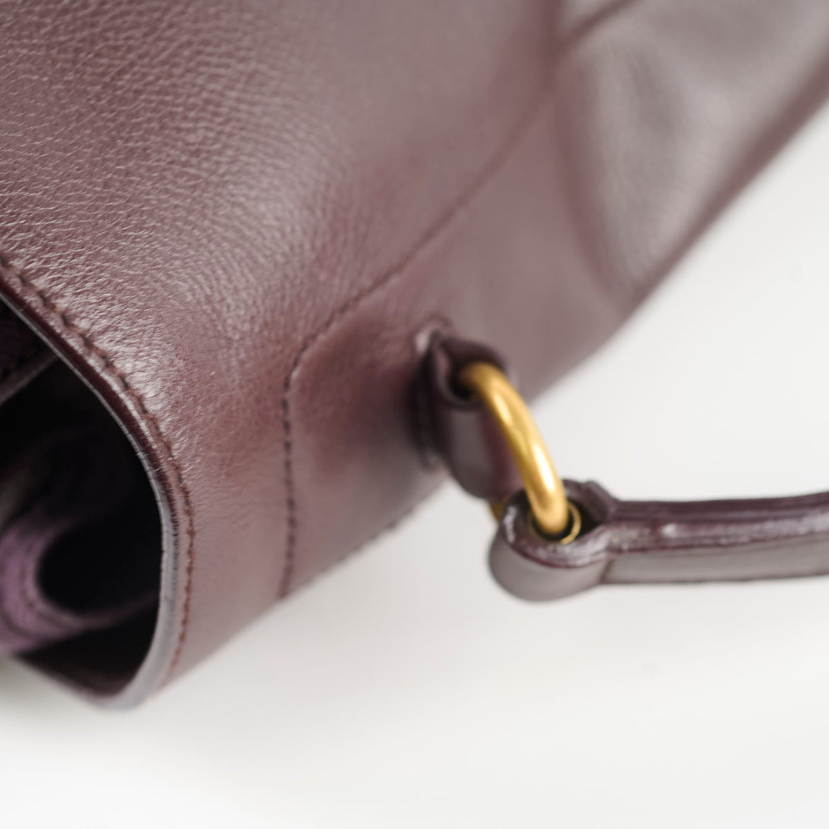Yves Saint Laurent Muse Two Bag Large Burgundy - photo 12