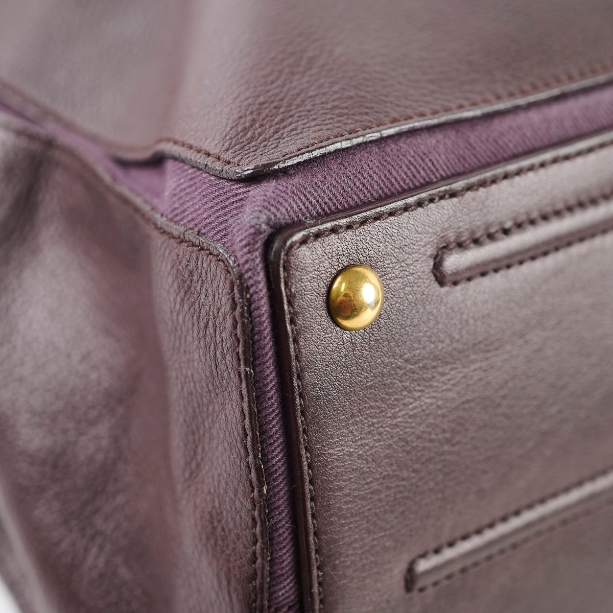 Yves Saint Laurent Muse Two Bag Large Burgundy - photo 17