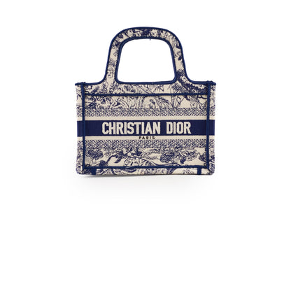 Christian Dior Mini Book Tote Navy - photo 1