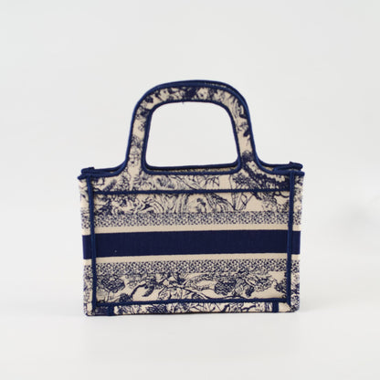Christian Dior Mini Book Tote Navy - photo 2