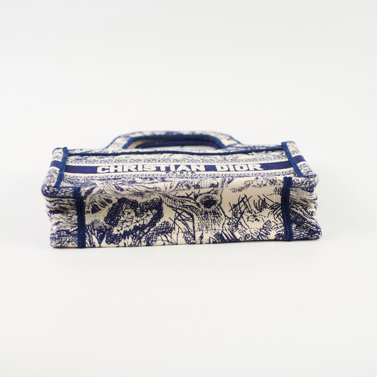 Christian Dior Mini Book Tote Navy - photo 4