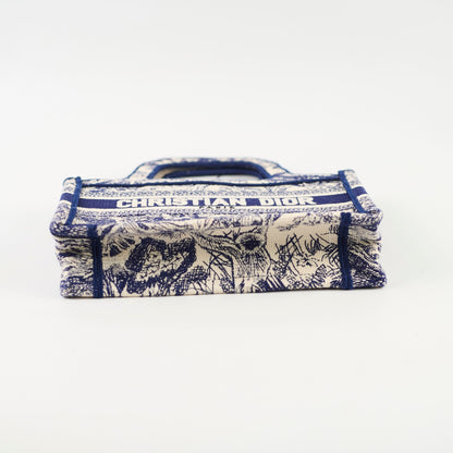 Christian Dior Mini Book Tote Navy - photo 4
