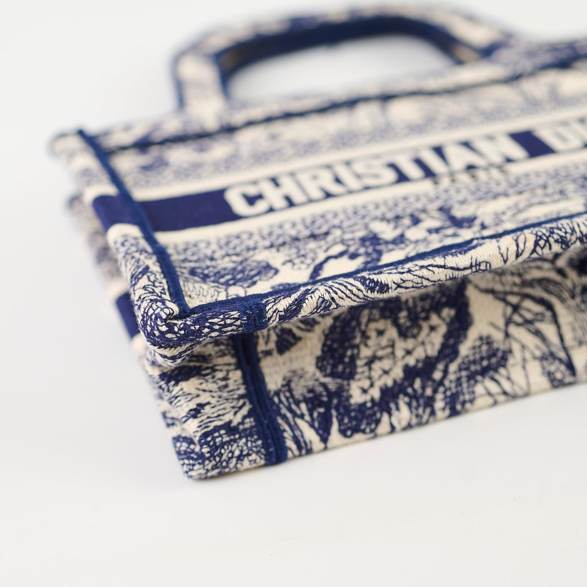 Christian Dior Mini Book Tote Navy - photo 7