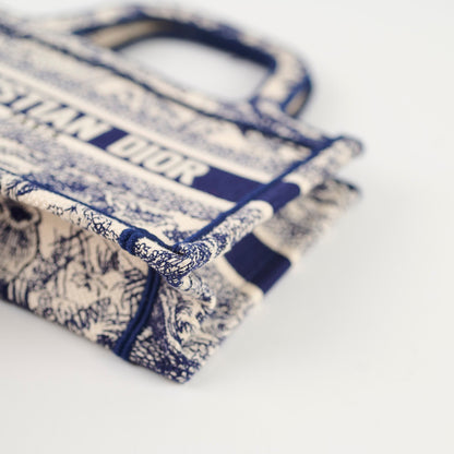 Christian Dior Mini Book Tote Navy - photo 9