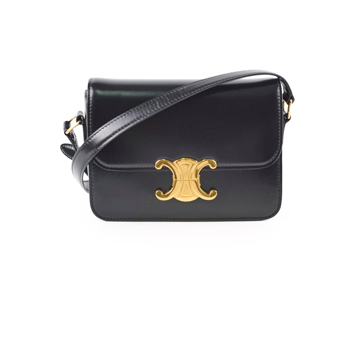 Celine Teen Triomphe Smooth Black - photo 1