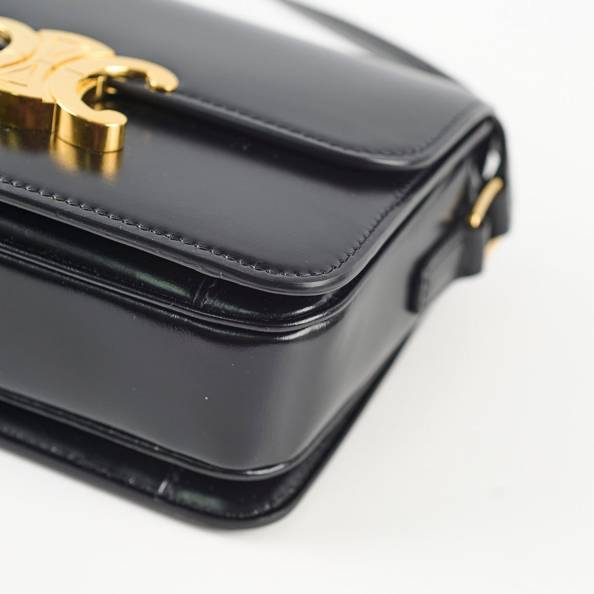 Celine Teen Triomphe Smooth Black - photo 11