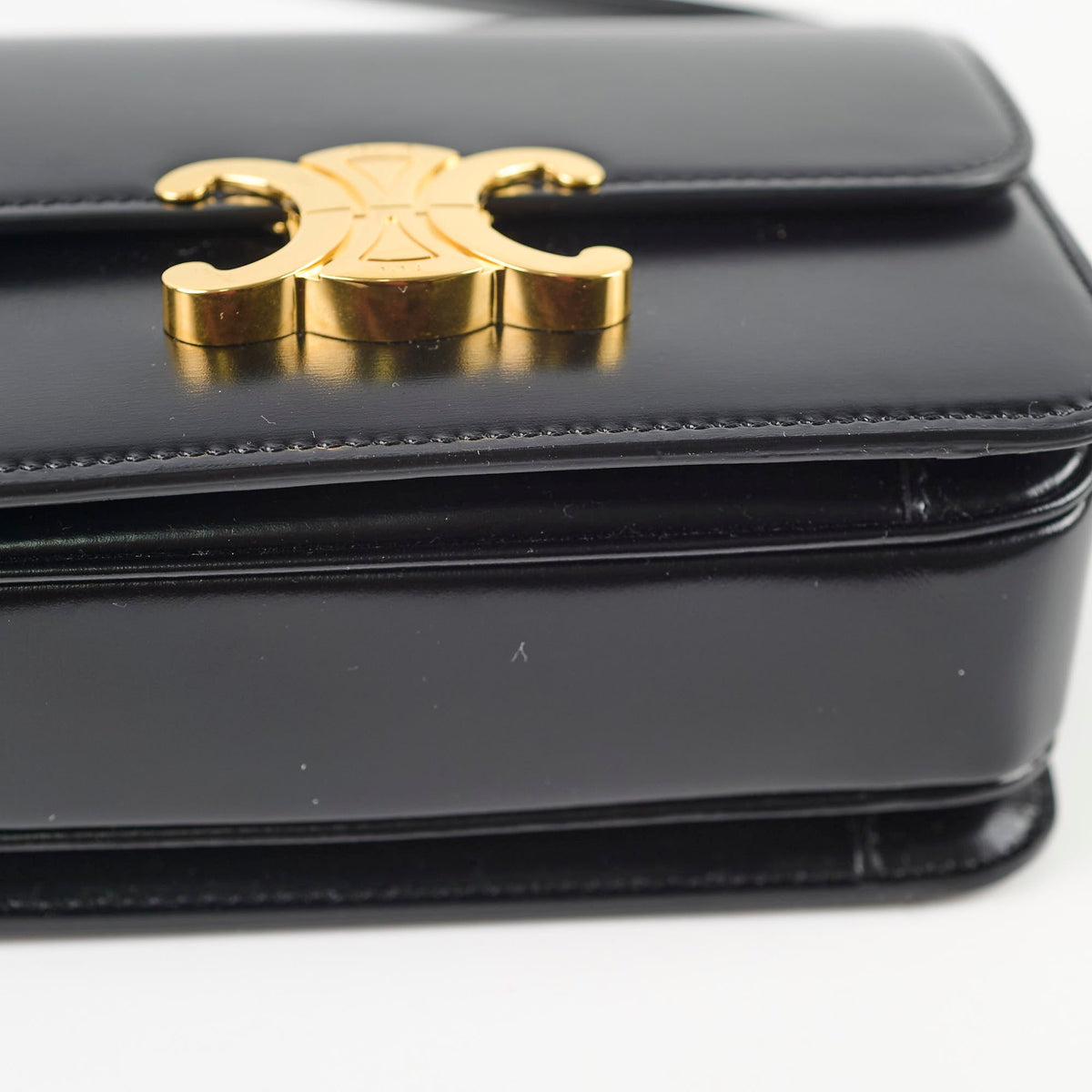 Celine Teen Triomphe Smooth Black - photo 10