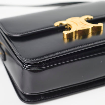 Celine Teen Triomphe Smooth Black - photo 9