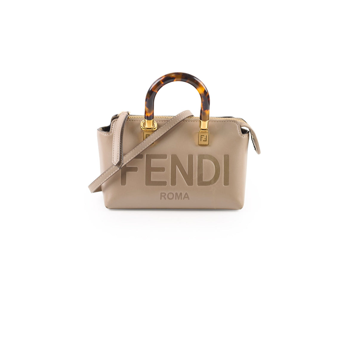 Fendi By The Way Mini Shoulder Bag Beige - photo 1