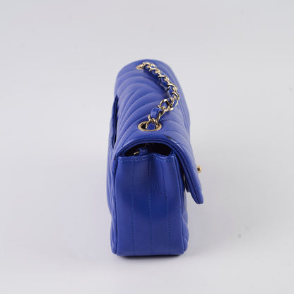 Chanel Mini Rectangular Chevron Blue- Series 24 - photo 2