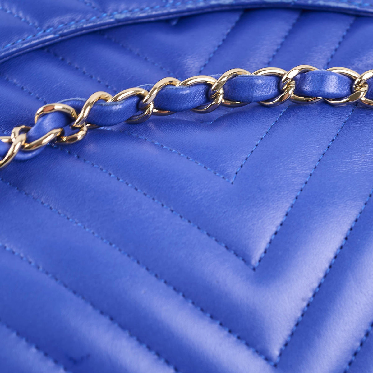 Chanel Mini Rectangular Chevron Blue- Series 24 - photo 8