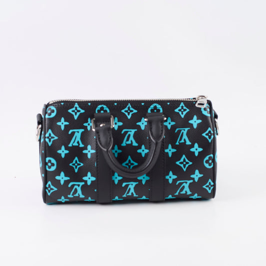 Louis Vuitton Playground Keepall 25 Bandouliere Black/Turquoise - photo 2