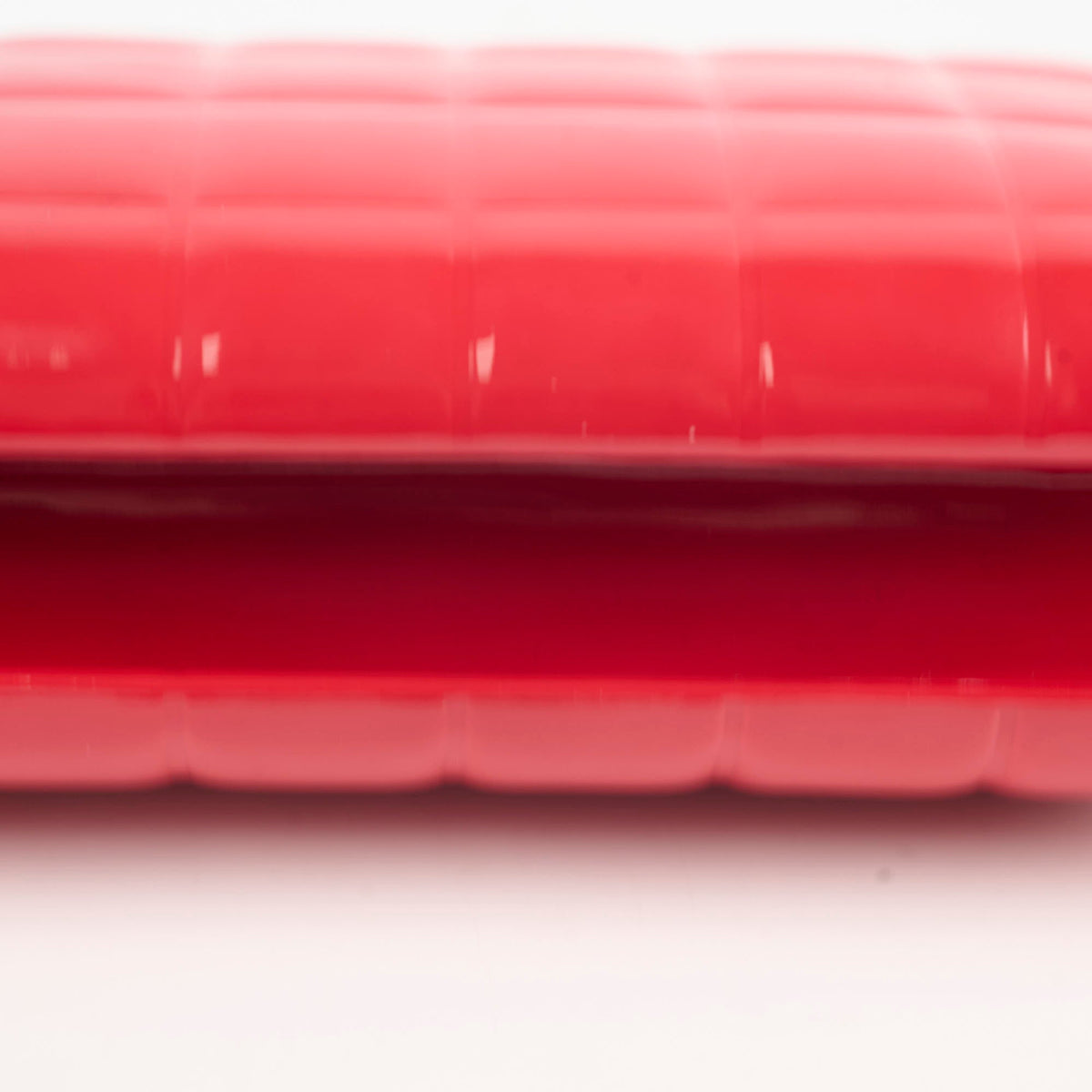 Chanel Red Patent Chocolate Bar Clutch - photo 12