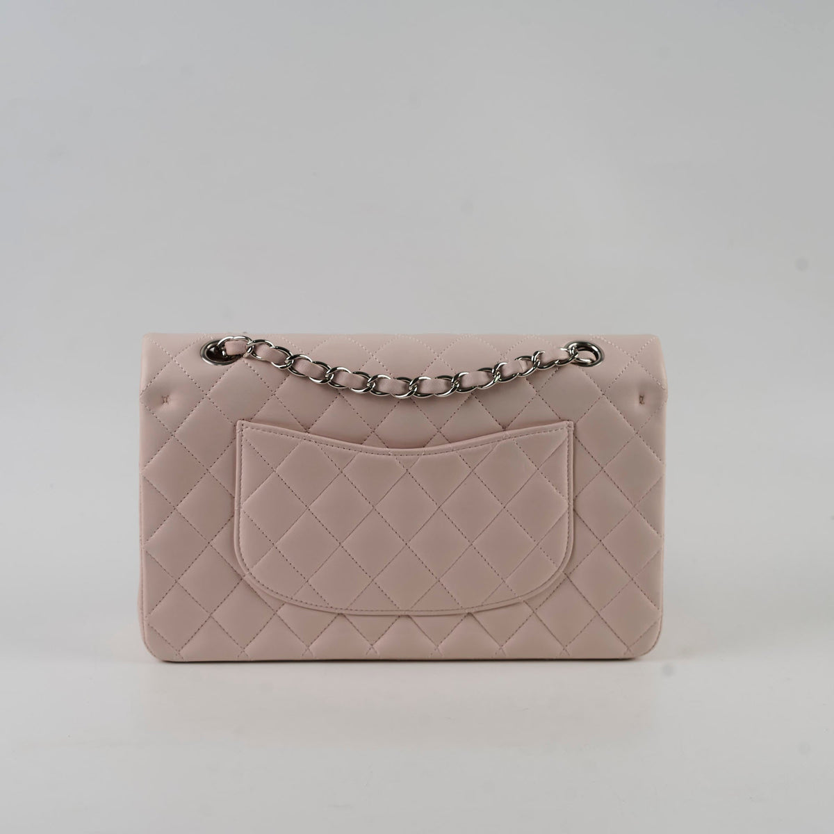 Chanel Medium Classic Flap Light Pink Lambskin - photo 2