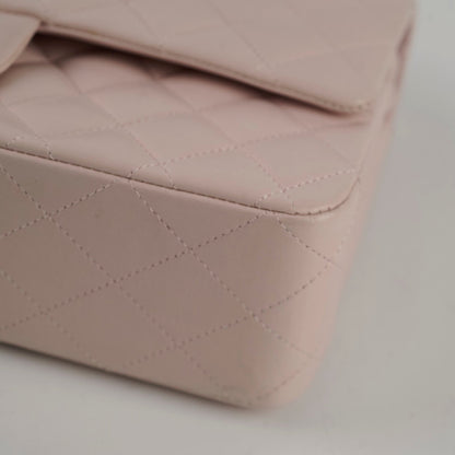 Chanel Medium Classic Flap Light Pink Lambskin - photo 14
