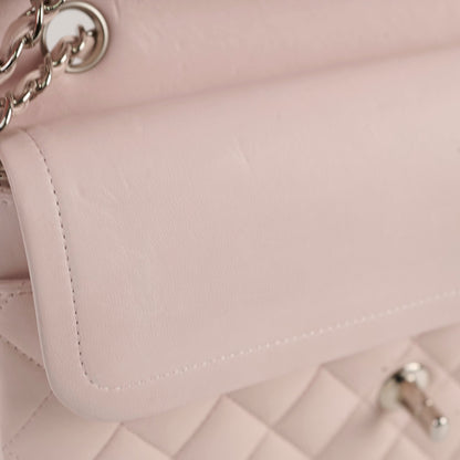 Chanel Medium Classic Flap Light Pink Lambskin - photo 7