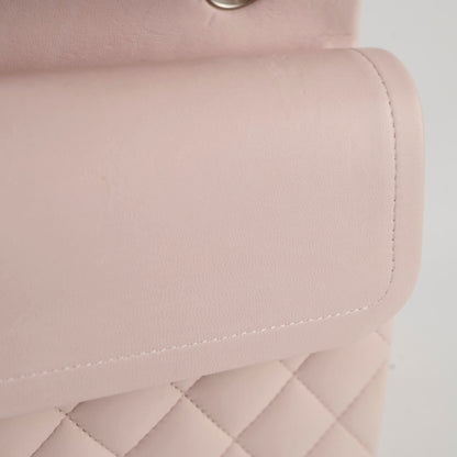 Chanel Medium Classic Flap Light Pink Lambskin - photo 8