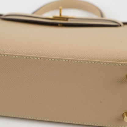 Hermes Kelly 25 Trench Epsom - A Stamp - photo 10