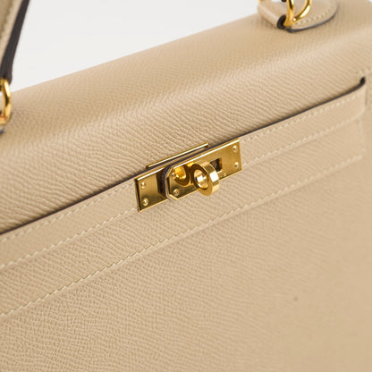 Hermes Kelly 25 Trench Epsom - A Stamp - photo 12