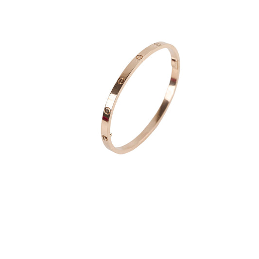 Cartier Love SM Pink Gold Size 16 Bracelet - photo 1