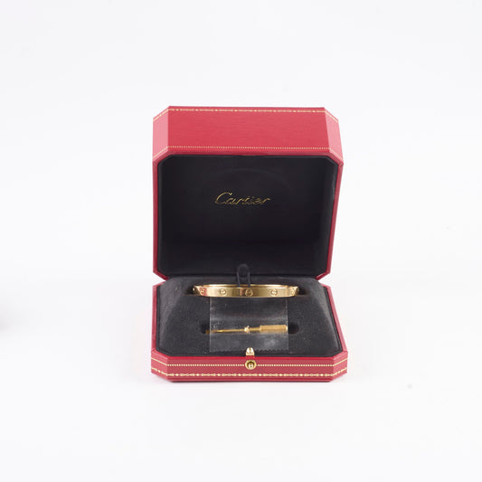 Cartier Love Bracelet Classic Model Yellow Gold Size 19 - photo 2