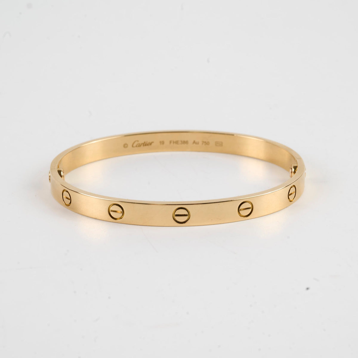 Cartier Love Bracelet Classic Model Yellow Gold Size 19 - photo 3