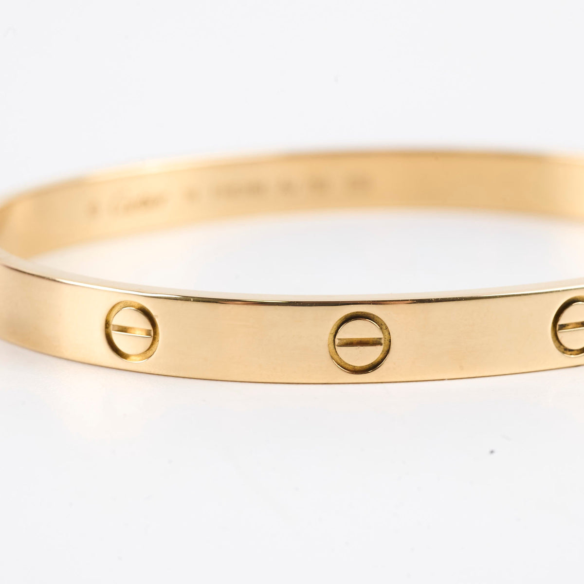 Cartier Love Bracelet Classic Model Yellow Gold Size 19 - photo 5